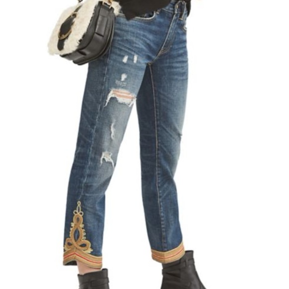 polo ralph lauren waverly straight crop jean